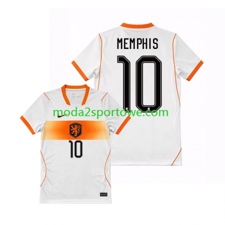 Koszulka Holandia Memphis Depay 10 Wyjazdowe Stroje Piłkarskie World Cup 2026 Krótki Rękaw